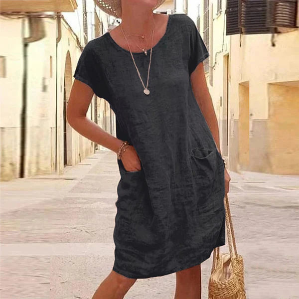 Grace | Summer Dress With Pockets - Premium Art from Get Dore - Shop now at Get Dore