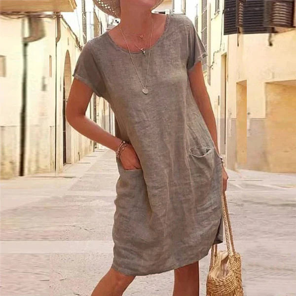 Grace | Summer Dress With Pockets - Premium Art from Get Dore - Shop now at Get Dore