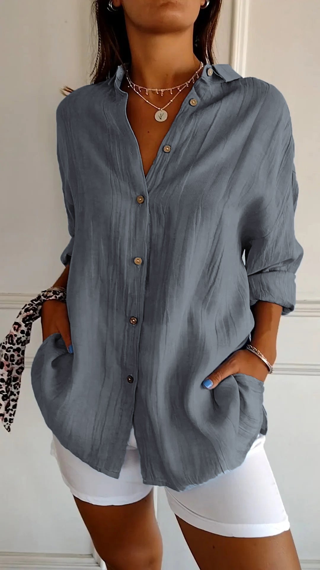 Mae | Elegant Blouse - Premium  from Dore Londen -   Shop now at Dore London