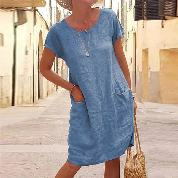 Grace | Summer Dress With Pockets - Premium Art from Get Dore - Shop now at Get Dore