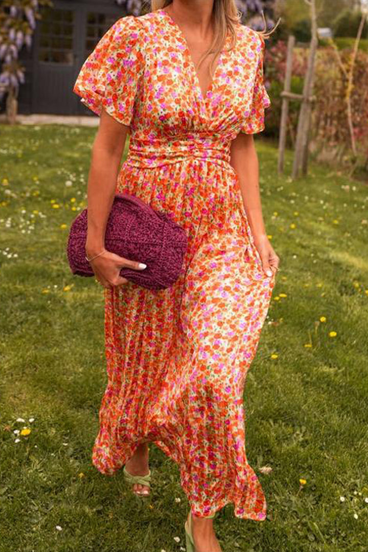 Romy | Long V-Neck Summer Dress - Premium from Get Dore - Shop now at Get Dore