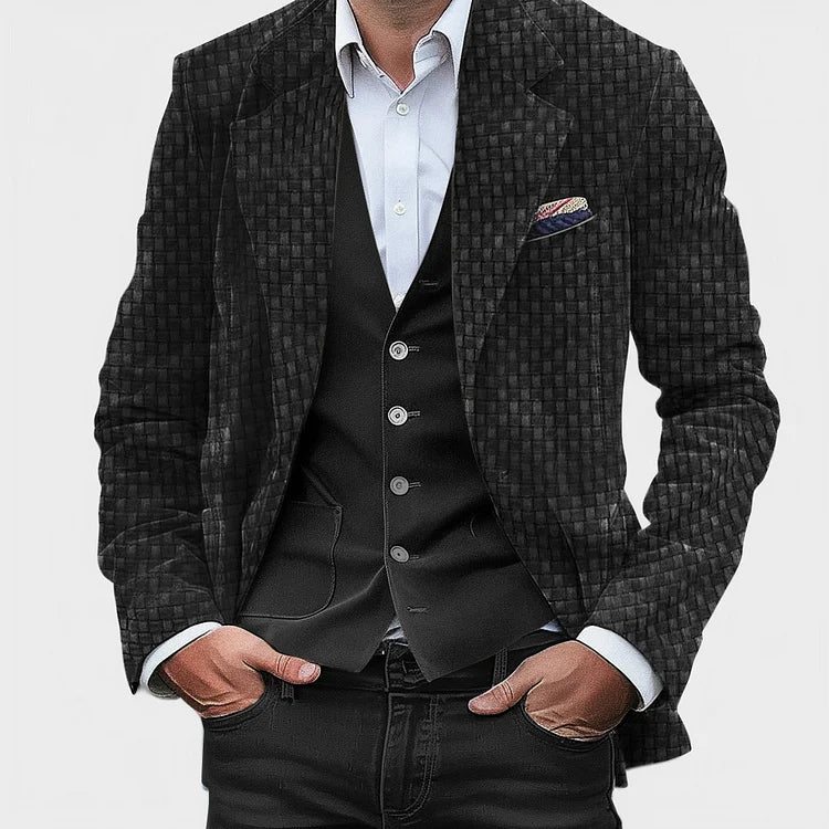 Men's Casual Blazer Jacket - Premium jacket from Get Dore - Shop now at Get Dore