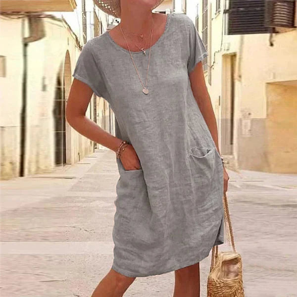 Grace | Summer Dress With Pockets - Premium Art from Get Dore - Shop now at Get Dore