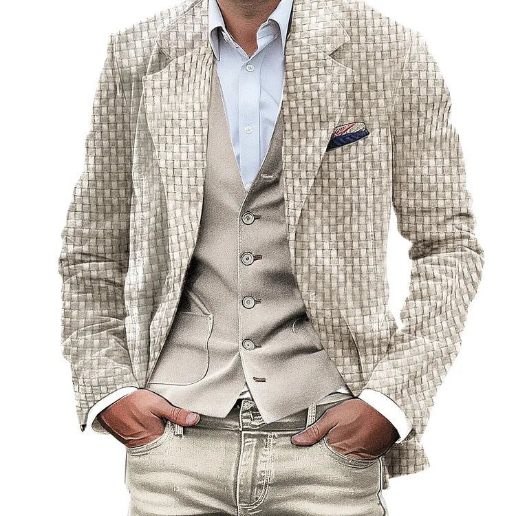 Men's Casual Blazer Jacket - Premium jacket from Get Dore - Shop now at Get Dore