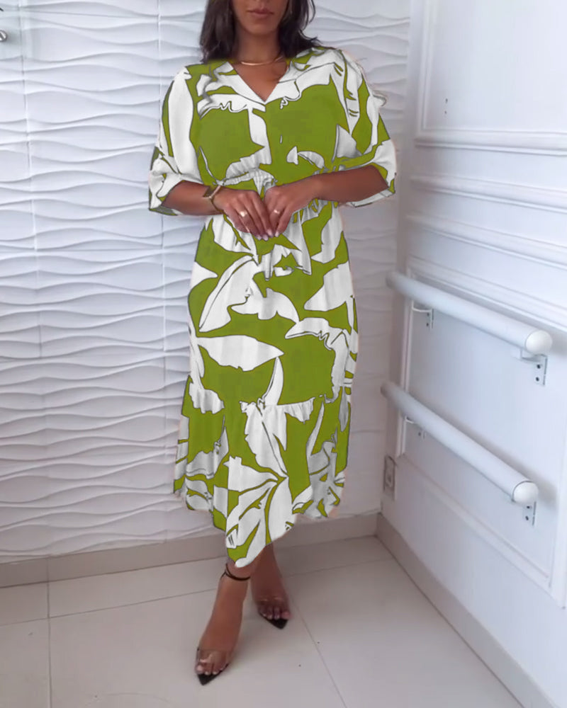 Faye | Must Have Dress With Print - Premium Dresses from Get Dore - Shop now at Get Dore