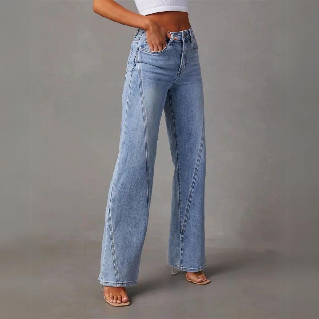 Mayline | Elegant Flared Jeans - Premium Pants from Get Dore - Shop now at Get Dore