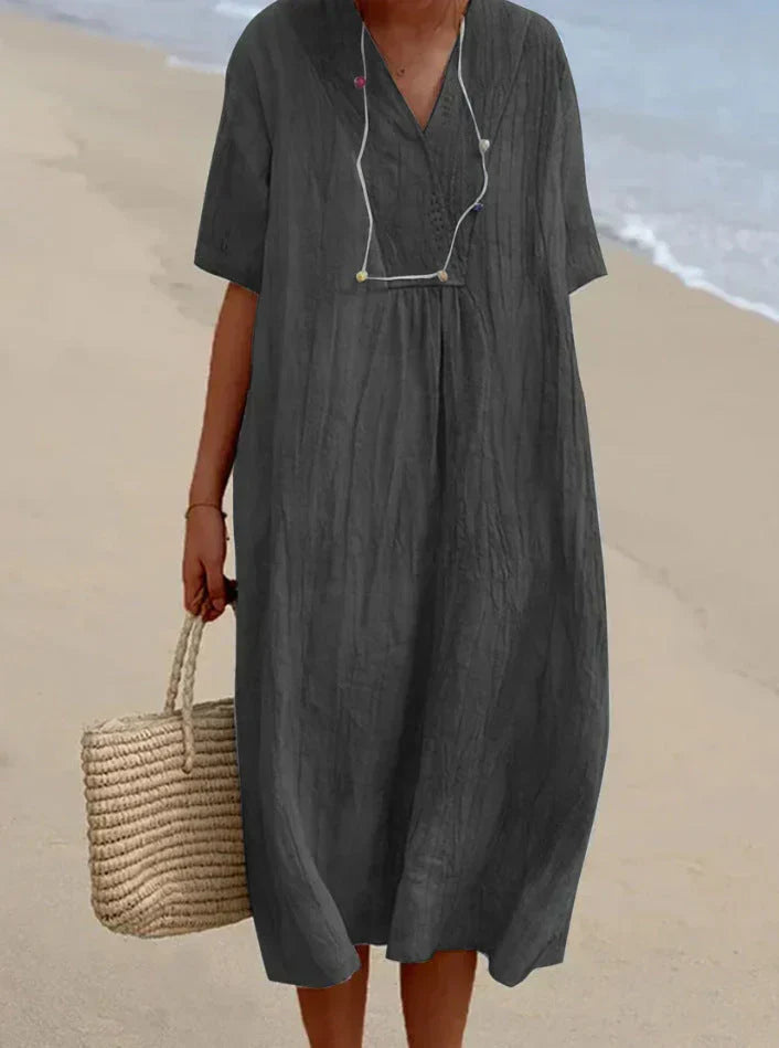 Linen dress - Premium Dress from Dore London - Shop now at Get Dore