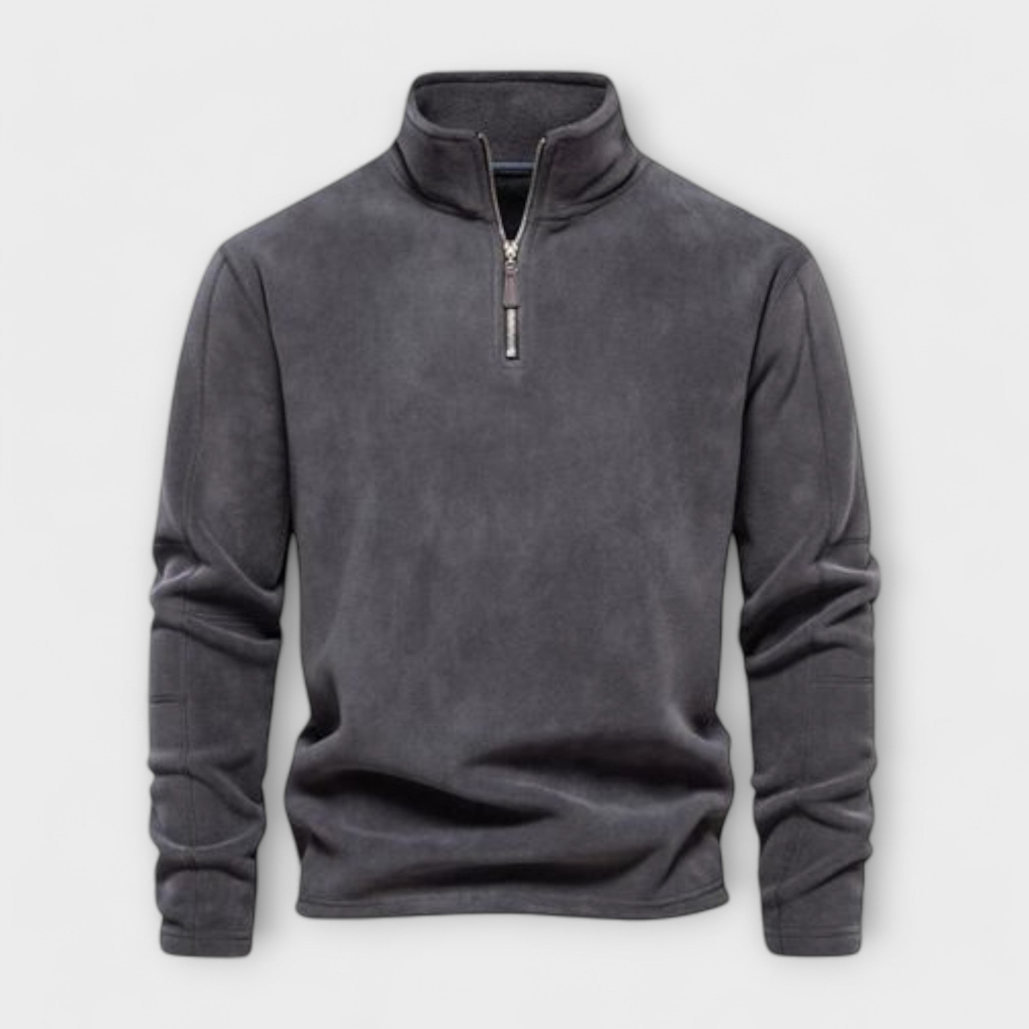 Felix - Warm Fleece Pullover for Man with 1/4 Quarter Zip - Premium sweater from Get Dore - Shop now at Get Dore