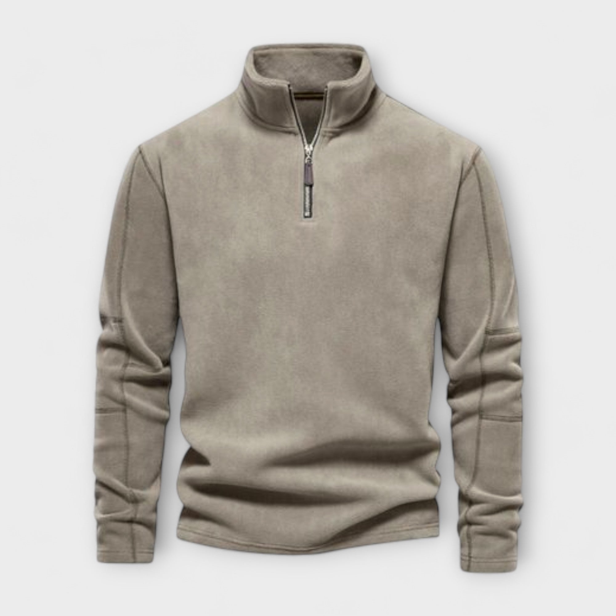 Felix - Warm Fleece Pullover for Man with 1/4 Quarter Zip - Premium sweater from Get Dore - Shop now at Get Dore