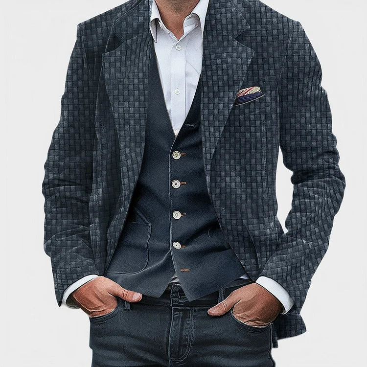 Men's Casual Blazer Jacket - Premium jacket from Get Dore - Shop now at Get Dore