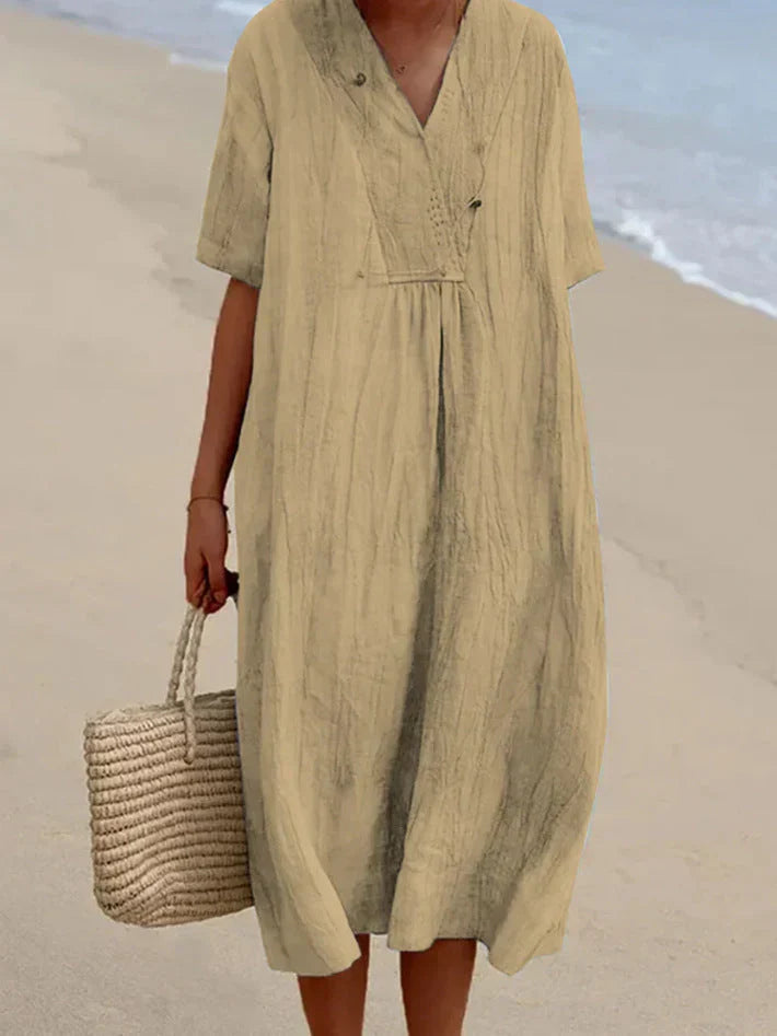 Linen dress - Premium Dress from Dore London - Shop now at Dore London