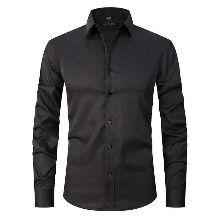Lucas | Wrinkle-Free Stretch Shirt - Premium Het försäljning from Get Dore -   Shop now at Get Dore