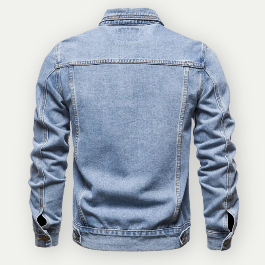 James | Denim Summer Jacket - Premium from Get Dore - Shop now at Get Dore