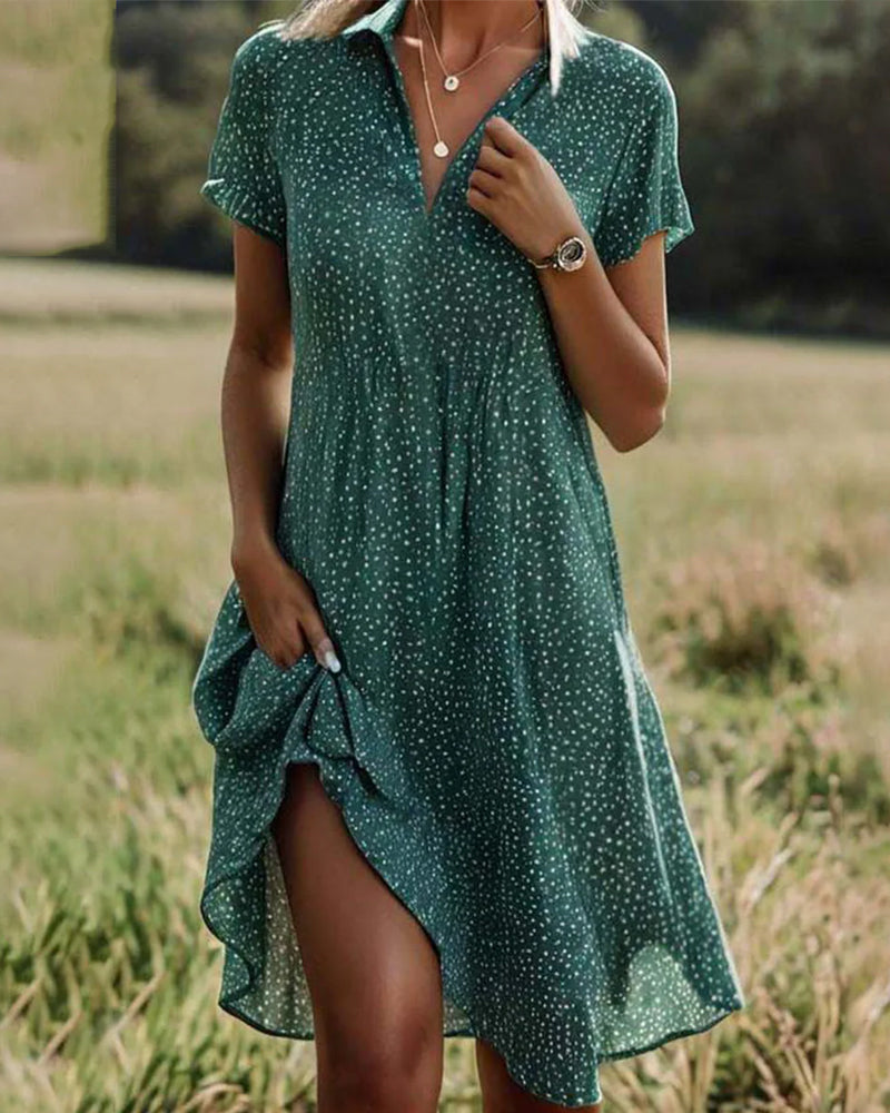 Vanessa | Casual Summer Dress Print - Premium Dresses from Get Dore - Shop now at Get Dore