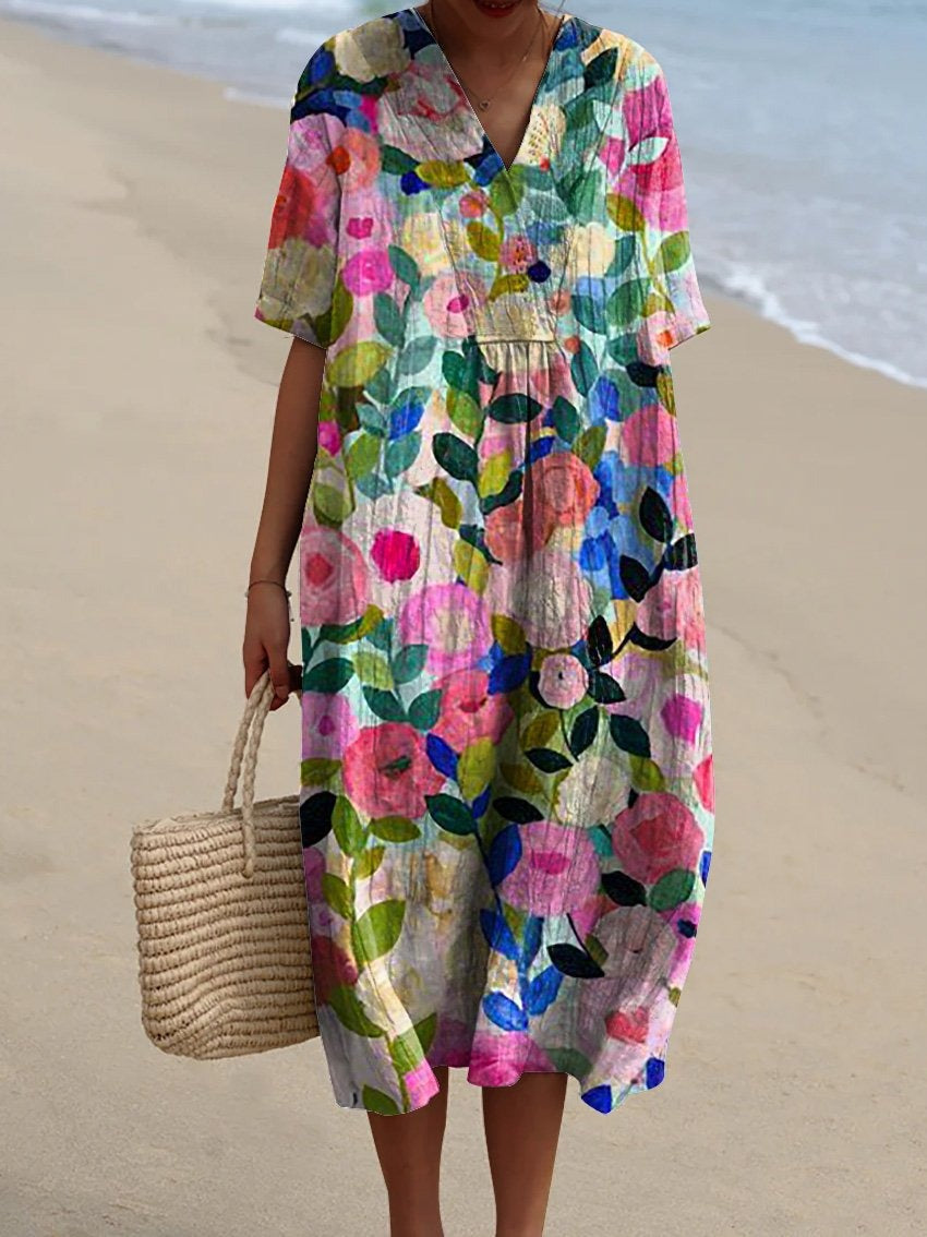 Colourful Dress - Premium from Get Dore - Shop now at Get Dore