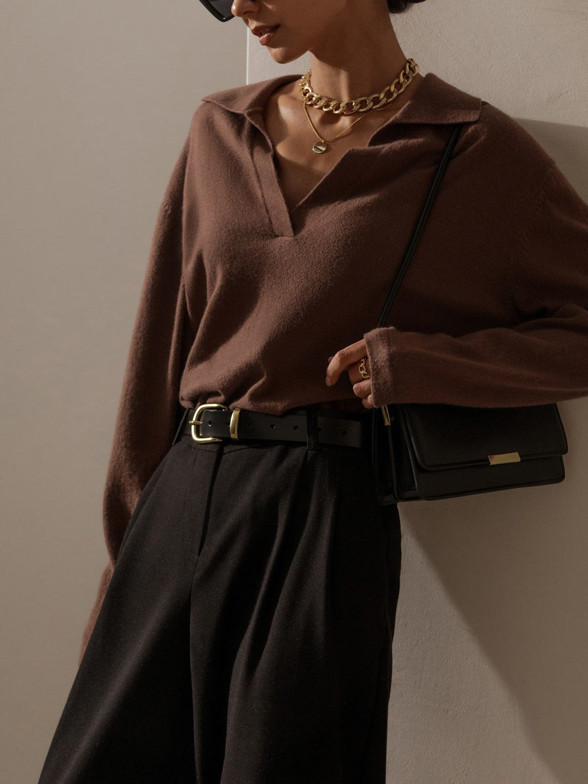 MIRA | Casual Collared Sweater - Premium Sweaters from Get Dore - Shop now at Get Dore