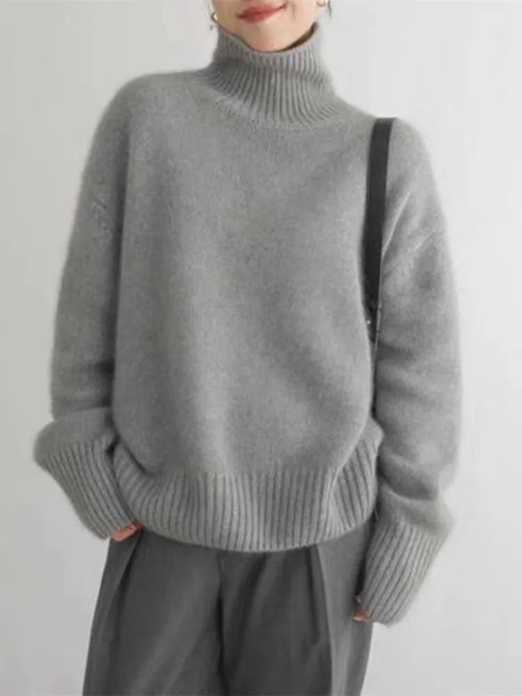 Randi | Turtleneck Sweater - Premium Sweaters & Cardigans from Get Dore - Shop now at Get Dore