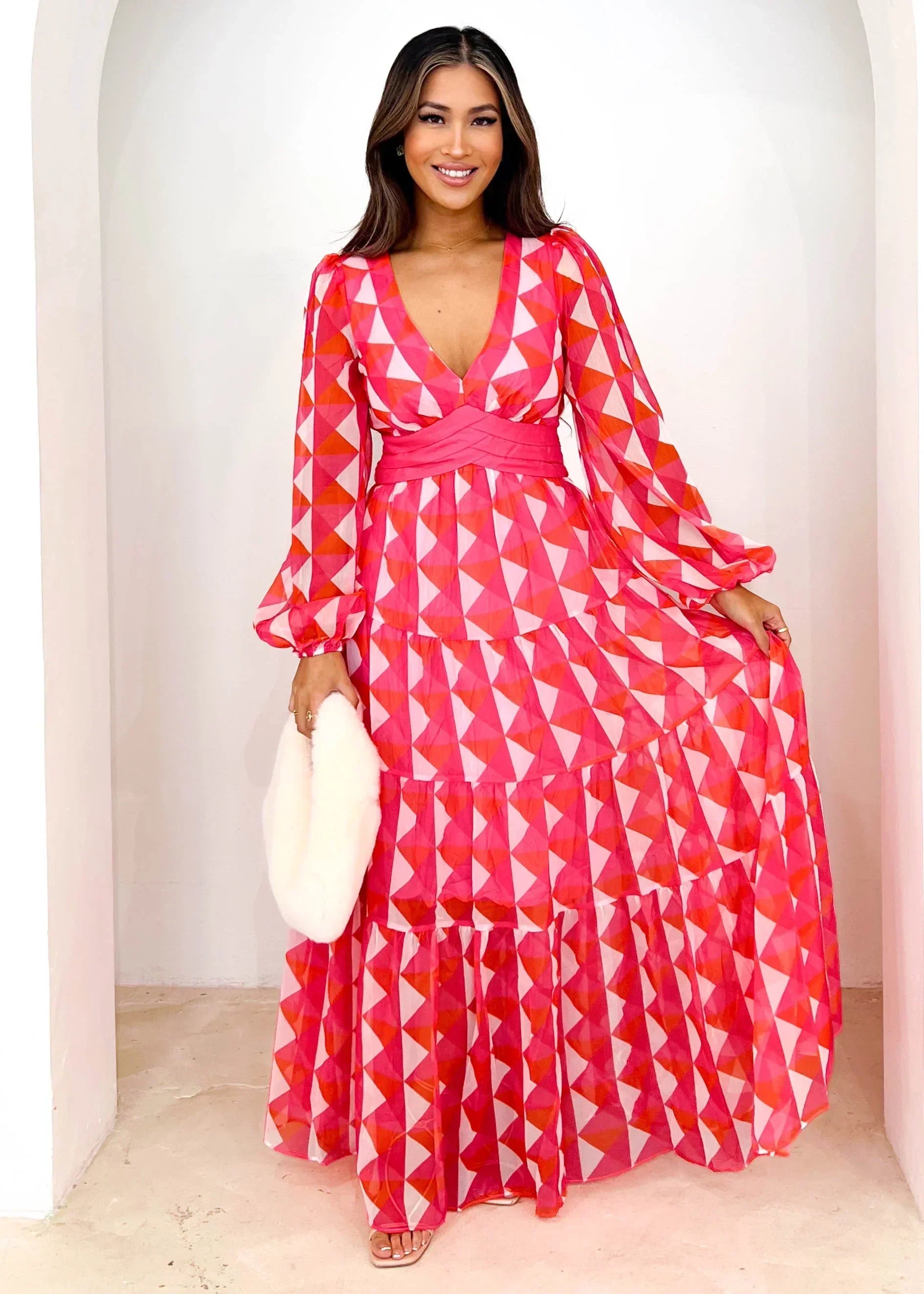 V-neck Dress - Premium Dresses from Dore London - Shop now at Dore London