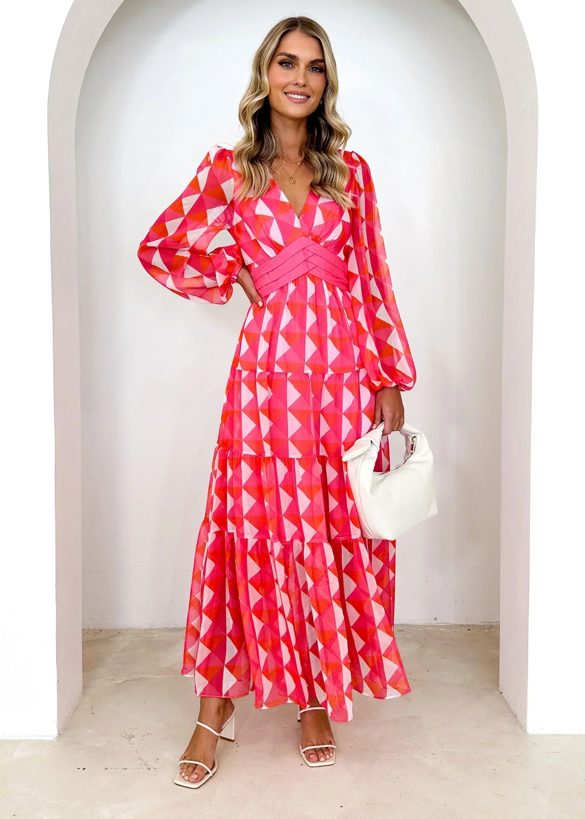 V-neck Dress - Premium Dresses from Dore London - Shop now at Dore London