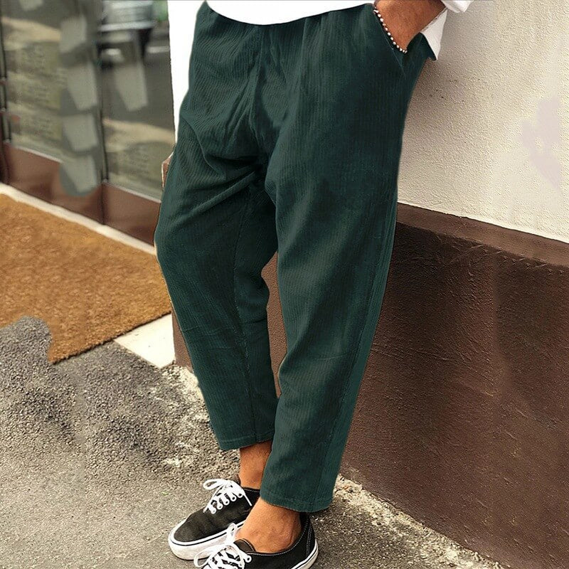 Max | Relaxed Cord Trousers for Men - Premium Men Pants from Get Dore - Shop now at Get Dore