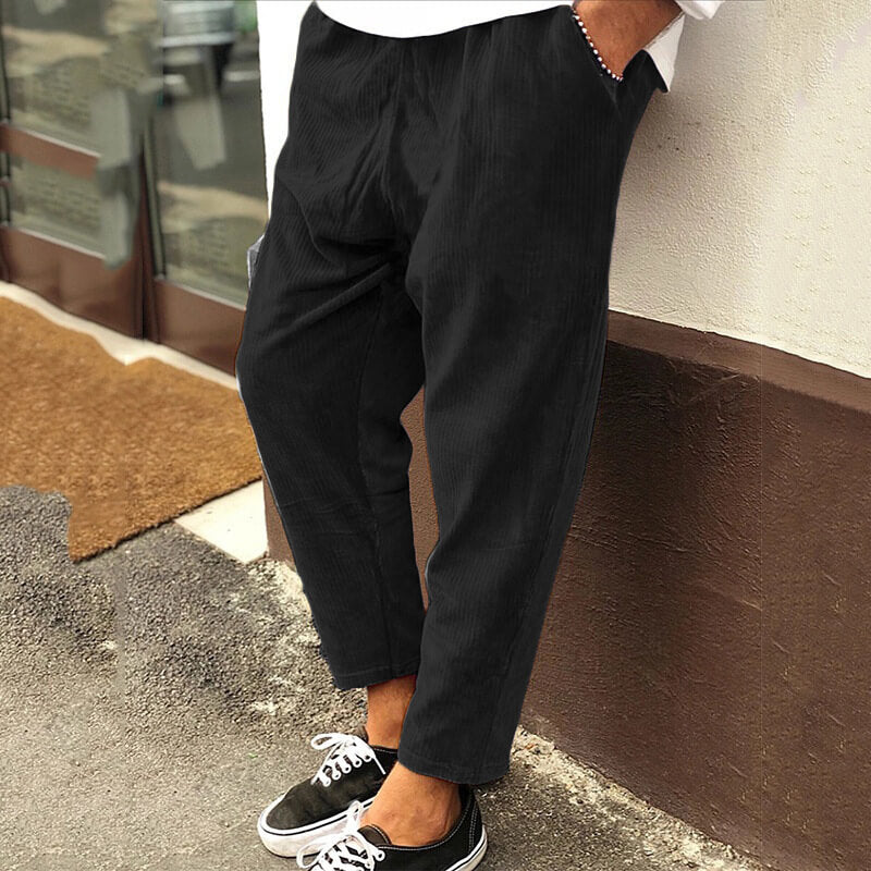 Max | Relaxed Cord Trousers for Men - Premium Men Pants from Get Dore - Shop now at Get Dore