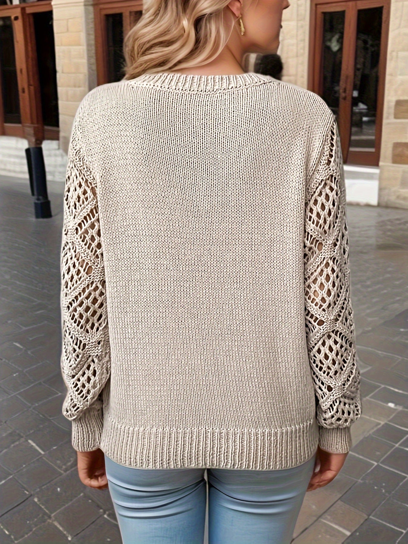BIRTE | SCANDINAVIAN V-NECK SWEATER - Premium Sweater from Get Dore - Shop now at Get Dore