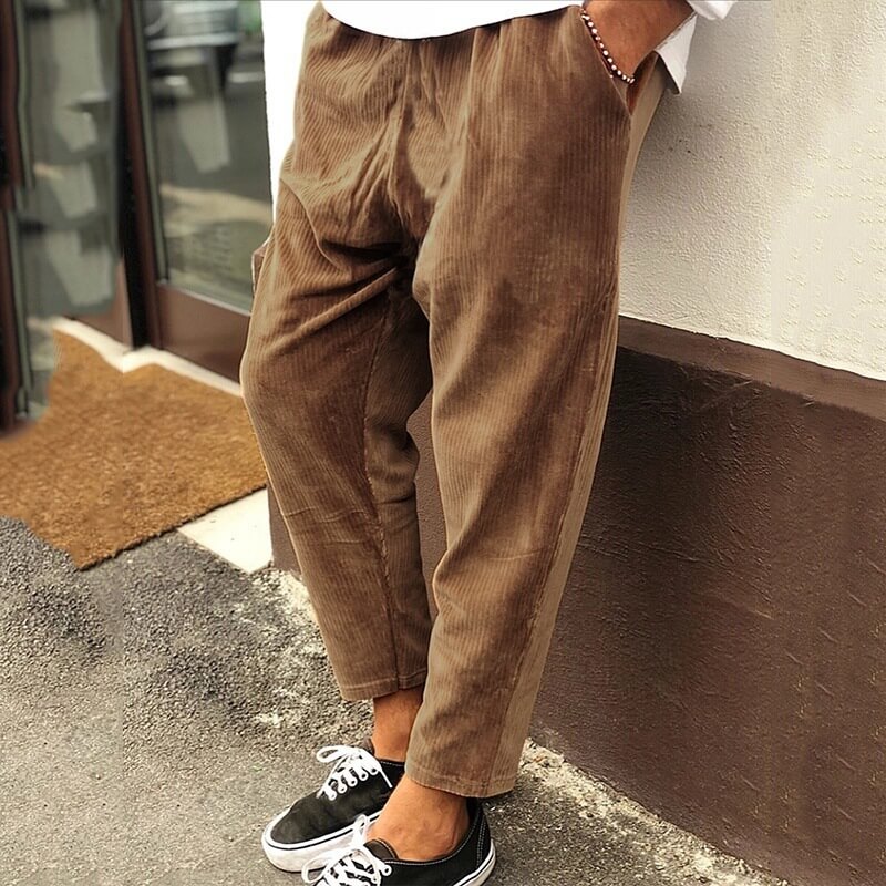 Max | Relaxed Cord Trousers for Men - Premium Men Pants from Get Dore - Shop now at Get Dore