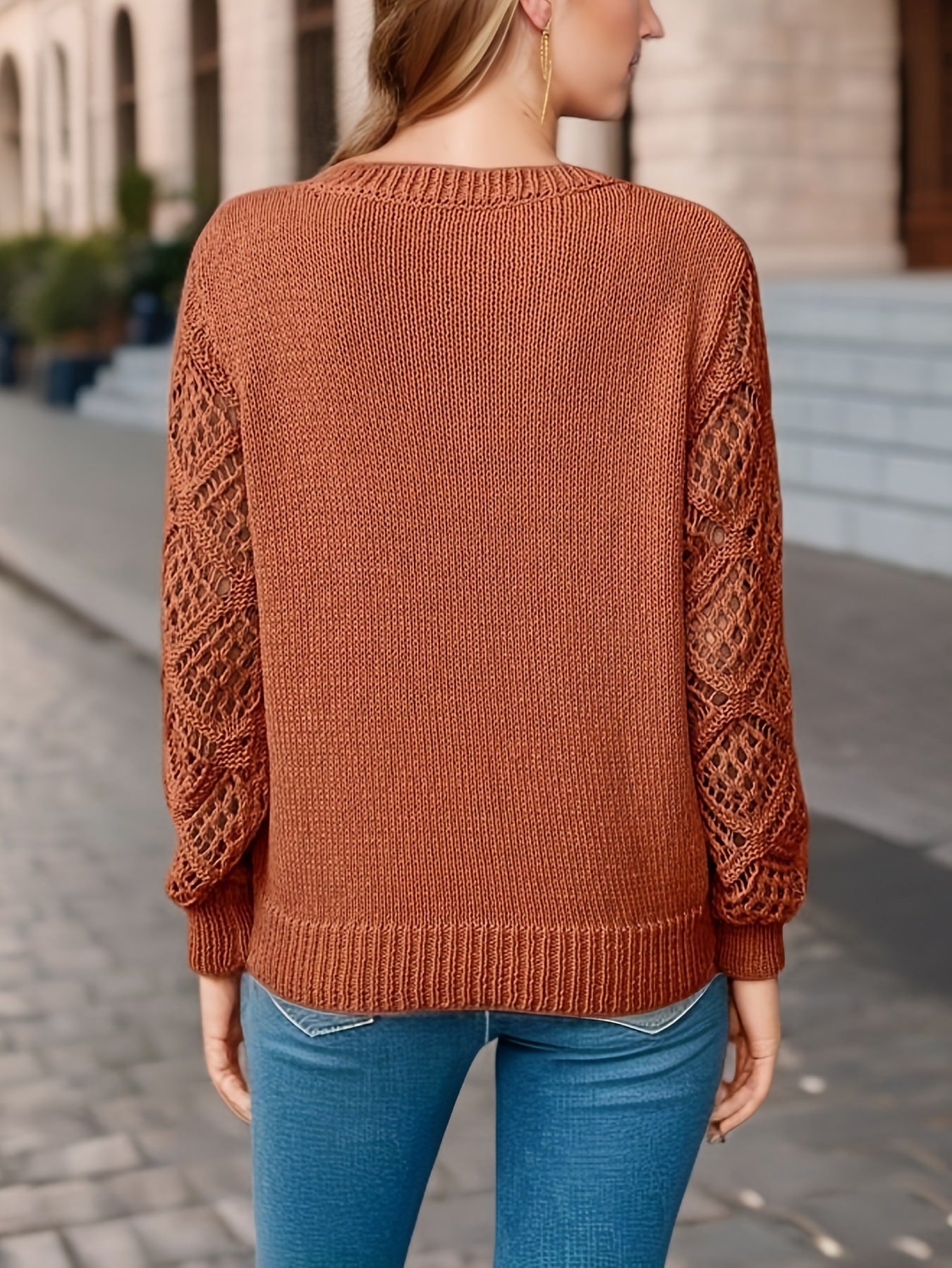 BIRTE | SCANDINAVIAN V-NECK SWEATER - Premium Sweater from Get Dore - Shop now at Get Dore