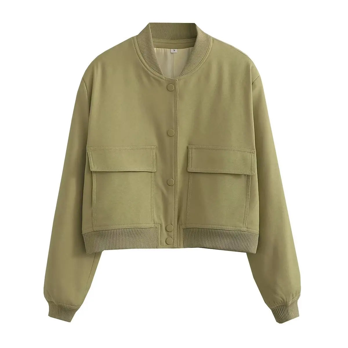 Wendy | Women Fashion Solid Bomber Jackets - Premium Jackets & Coats from Dore London - Shop now at Get Dore