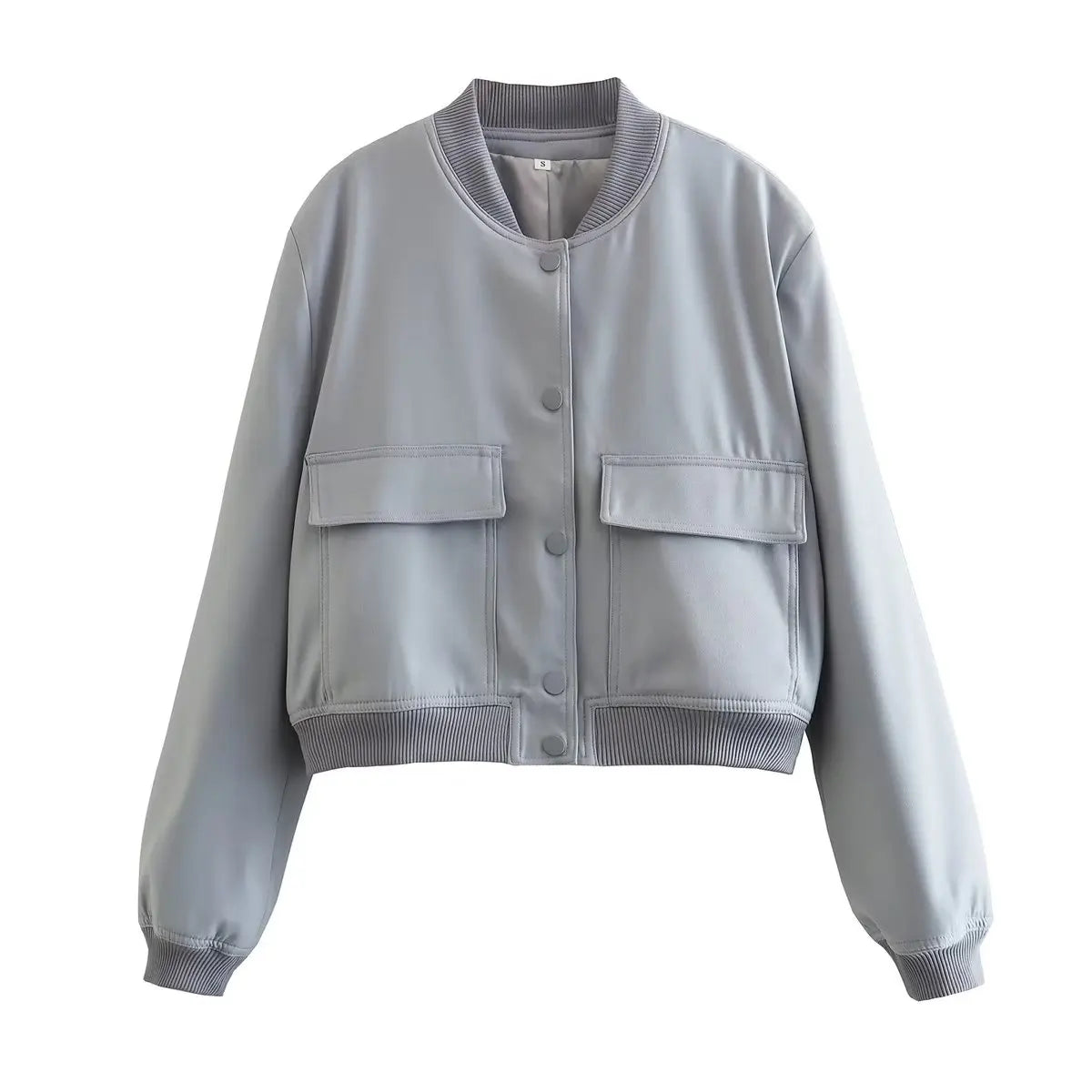 Wendy | Women Fashion Solid Bomber Jackets - Premium Jackets & Coats from Dore London - Shop now at Get Dore