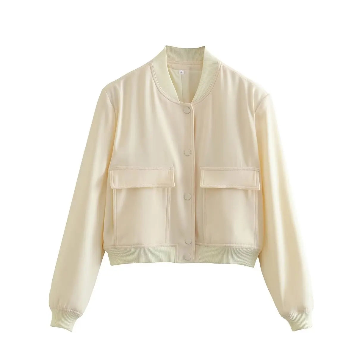 Wendy | Women Fashion Solid Bomber Jackets - Premium Jackets & Coats from Dore London - Shop now at Get Dore