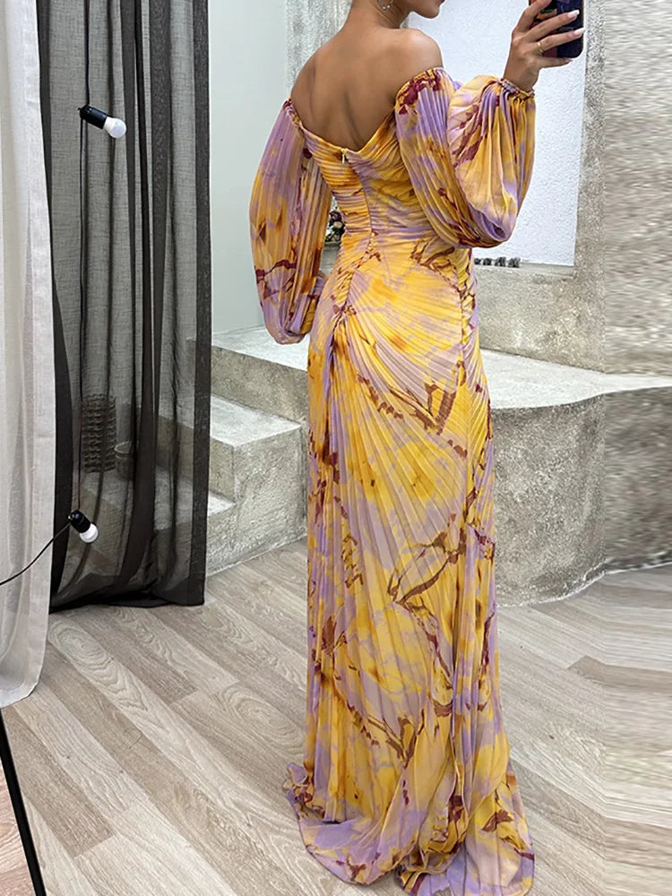 Cristina | Elegant Off Shoulder Dress - Premium from Dore Londen - Shop now at Dore London