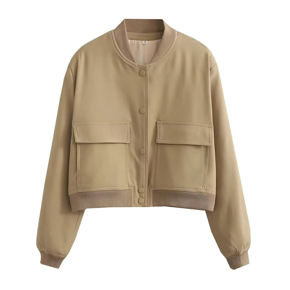 Wendy | Women Fashion Solid Bomber Jackets - Premium Jackets & Coats from Dore London - Shop now at Get Dore