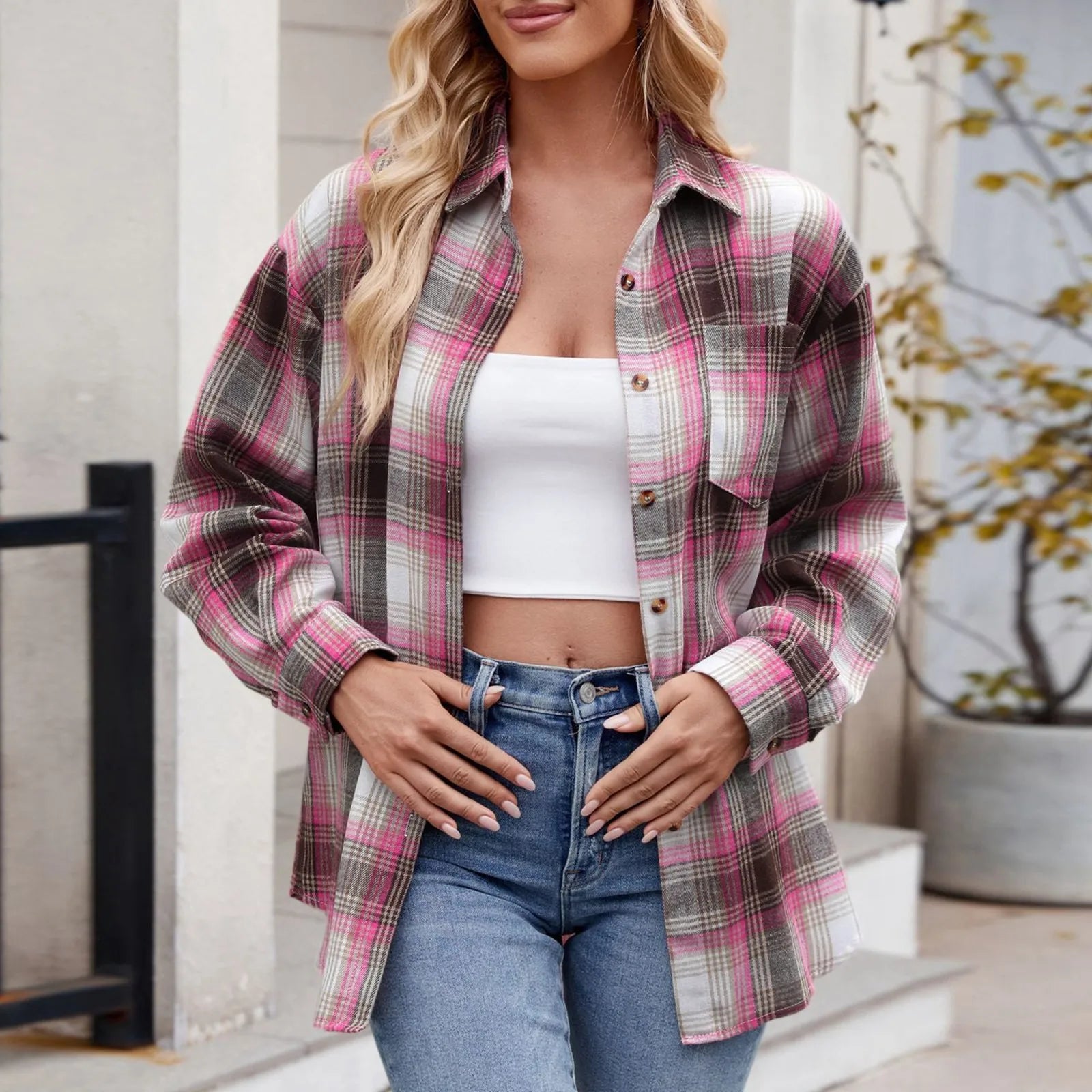 Julie | Serenade Flannel - Premium Damen - Shirt from Get Dore - Shop now at Get Dore
