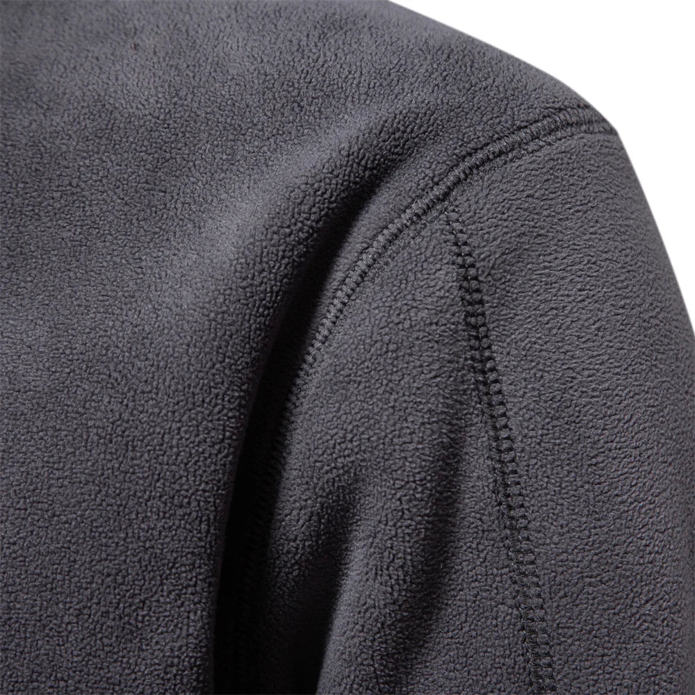 Felix - Warm Fleece Pullover for Man with 1/4 Quarter Zip - Premium sweater from Get Dore - Shop now at Get Dore
