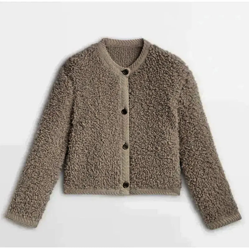 Rachel - Teddy Cardigan - Premium Sweaters & Cardigans from Get Dore - Shop now at Get Dore