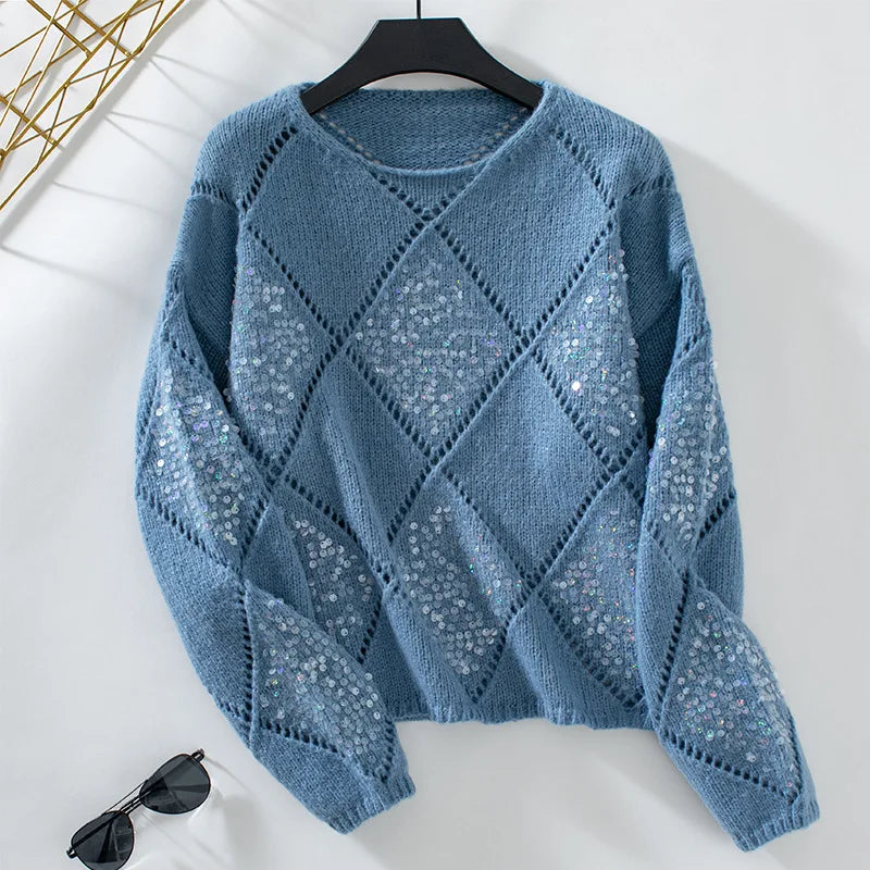 Scandinavian Hollow Knit Sweater - Premium sweater from Get Dore - Shop now at Get Dore