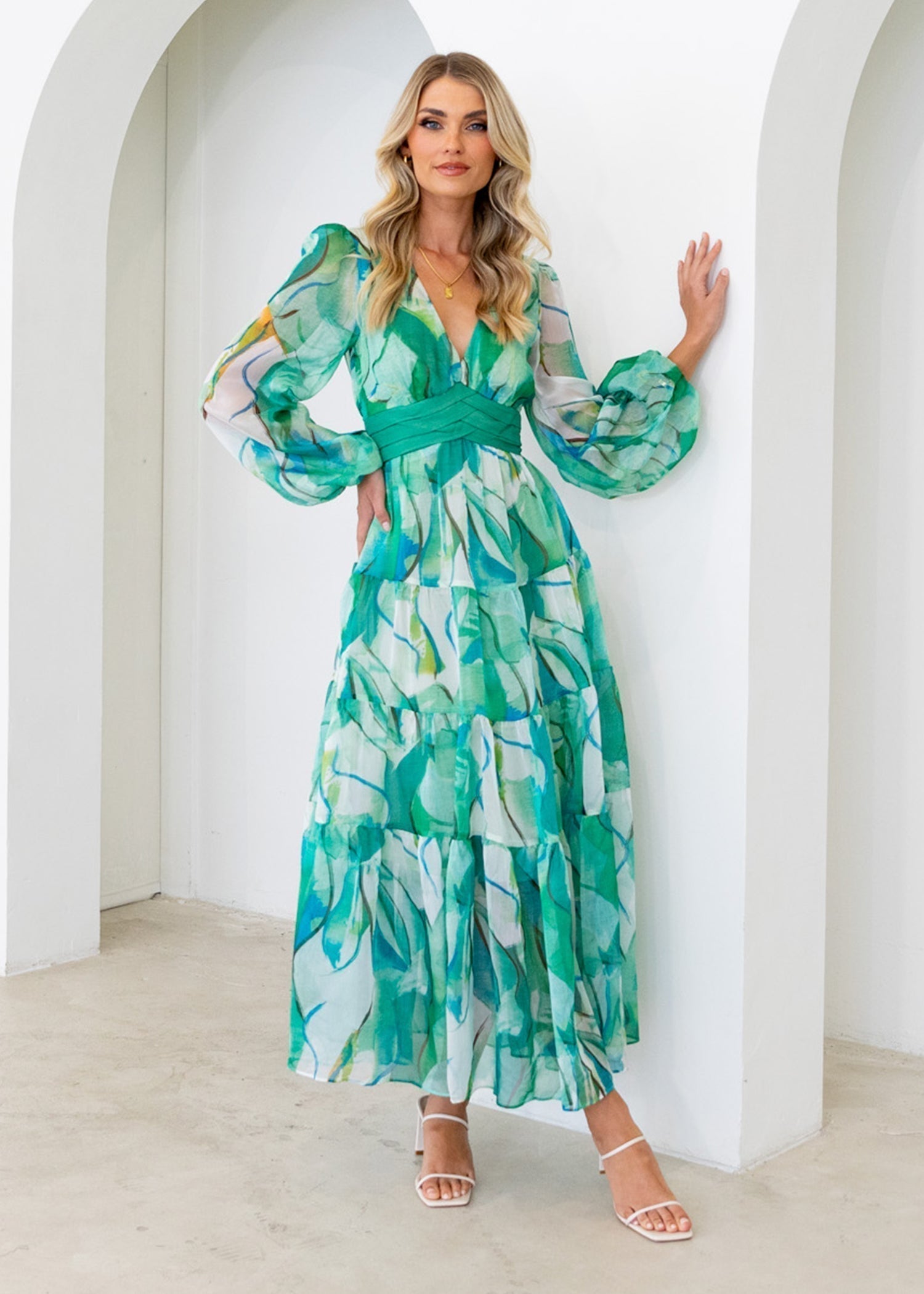Dore™ | V-neck Dress - Premium Dresses from Dore Londen - Shop now at Dore London