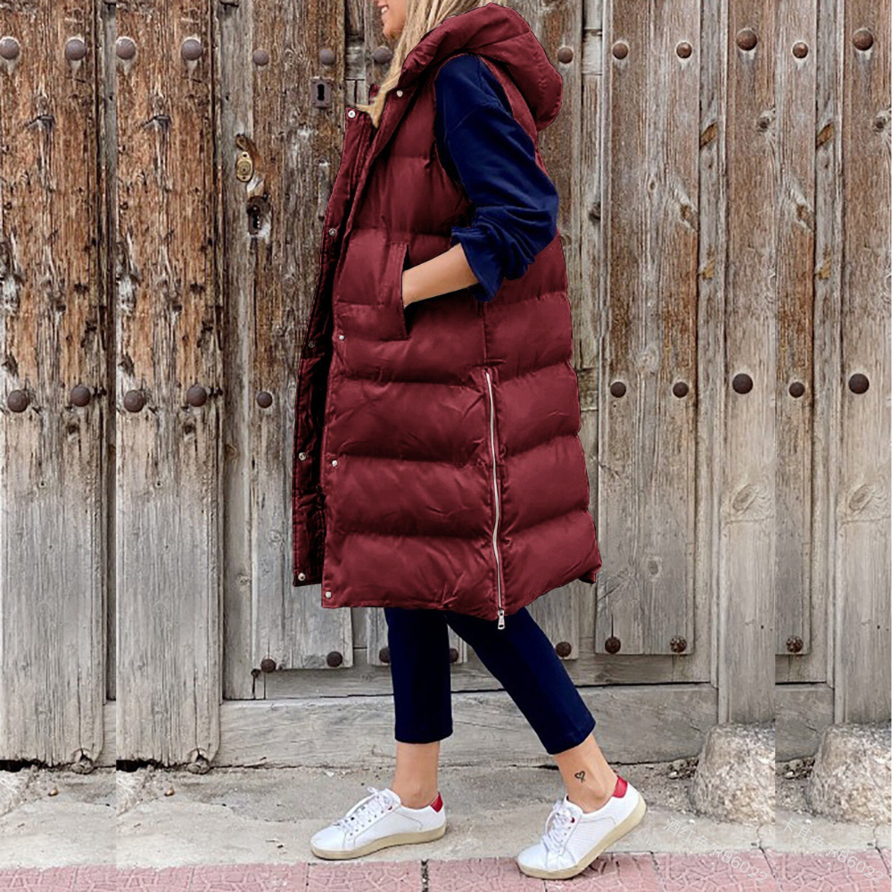 Winter - Long Body Warmer for Women - Premium Jacket from Get Dore - Shop now at Get Dore