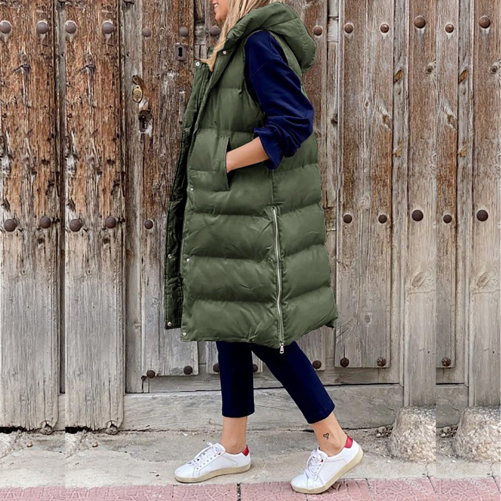 Winter - Long Body Warmer for Women - Premium Jacket from Get Dore - Shop now at Get Dore