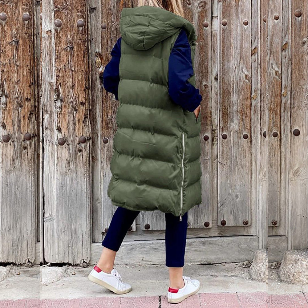 Winter - Long Body Warmer for Women - Premium Jacket from Get Dore - Shop now at Get Dore