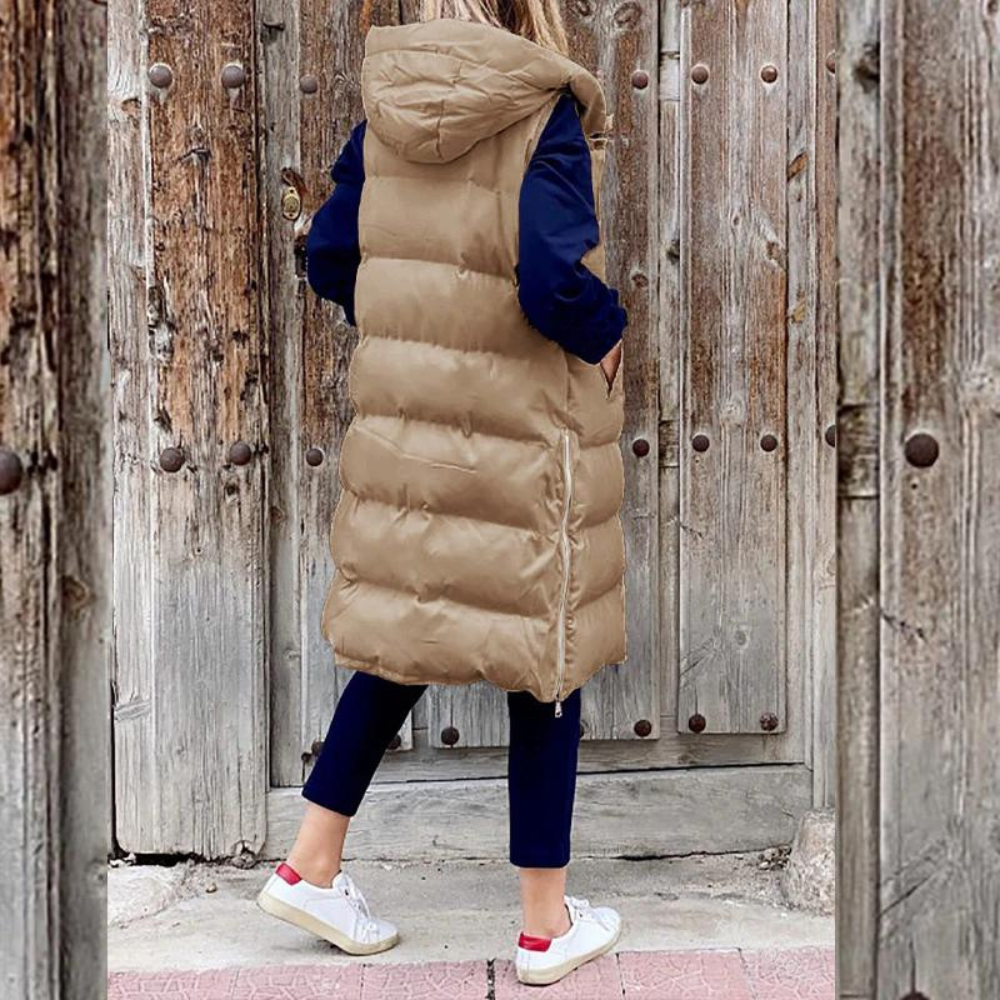 Winter - Long Body Warmer for Women - Premium Jacket from Get Dore - Shop now at Get Dore