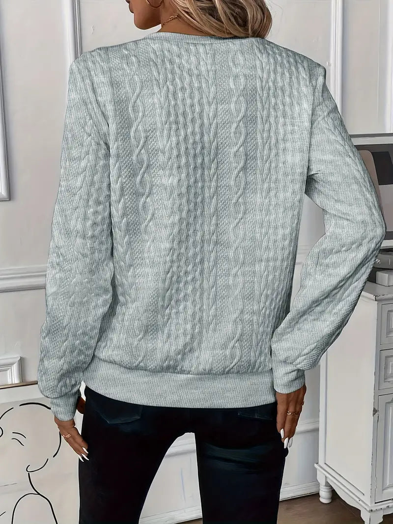 Sandra | Sweater with Zipper - Premium Sweater from GetDore - Shop now at Get Dore