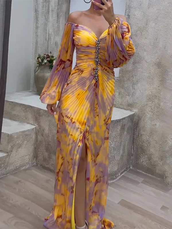 Cristina | Elegant Off Shoulder Dress - Premium from Dore Londen - Shop now at Dore London