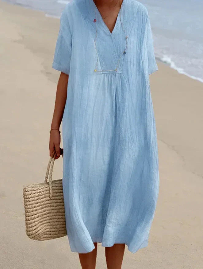 Linen dress - Premium Dress from Dore London - Shop now at Get Dore