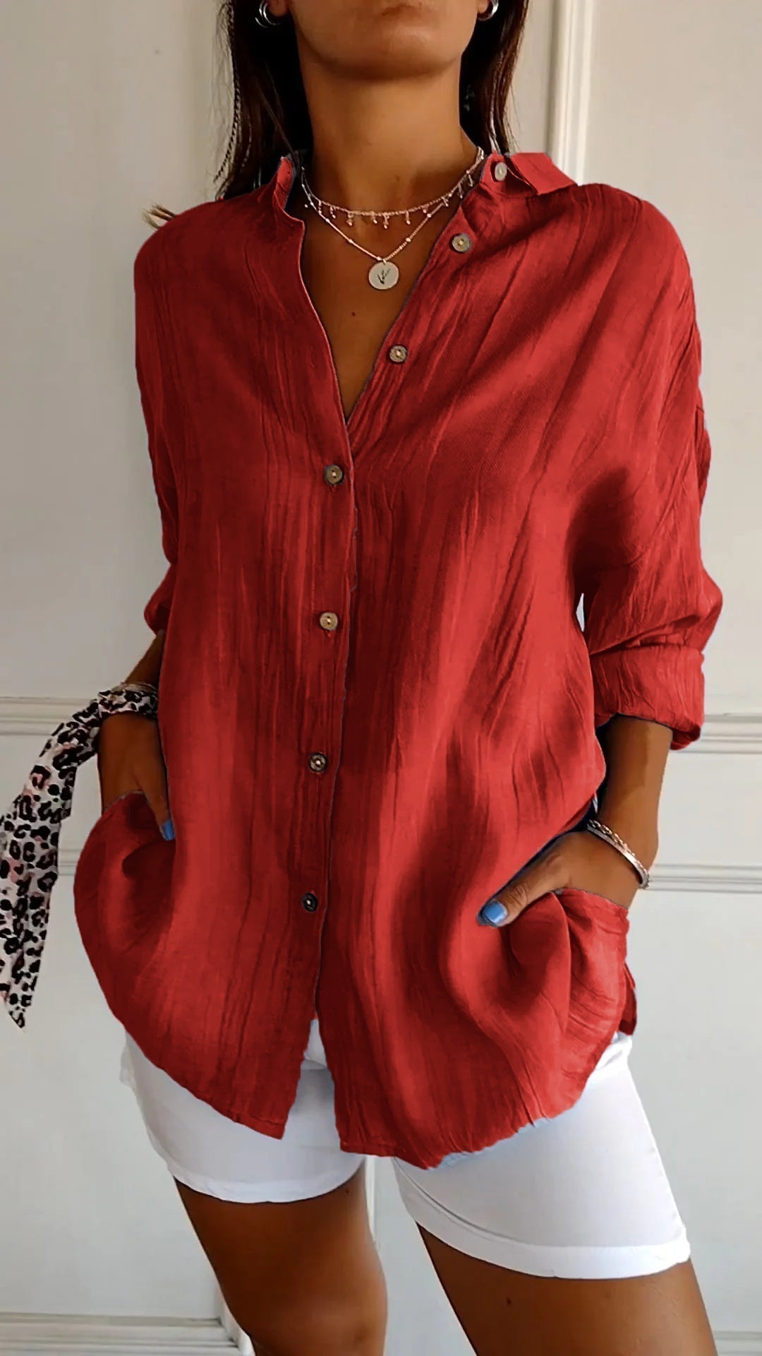 Mae | Elegant Blouse - Premium  from Dore Londen -   Shop now at Dore London