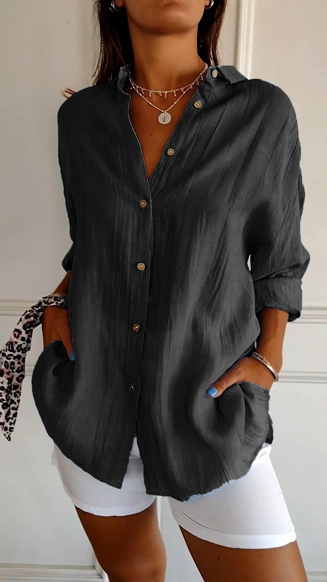 Mae | Elegant Blouse - Premium  from Dore Londen -   Shop now at Dore London