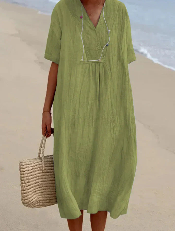 Linen dress - Premium Dress from Dore London - Shop now at Dore London