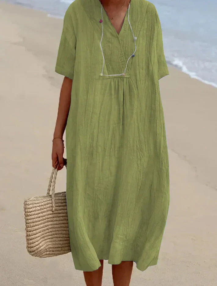 Linen dress - Premium Dress from Dore London - Shop now at Get Dore