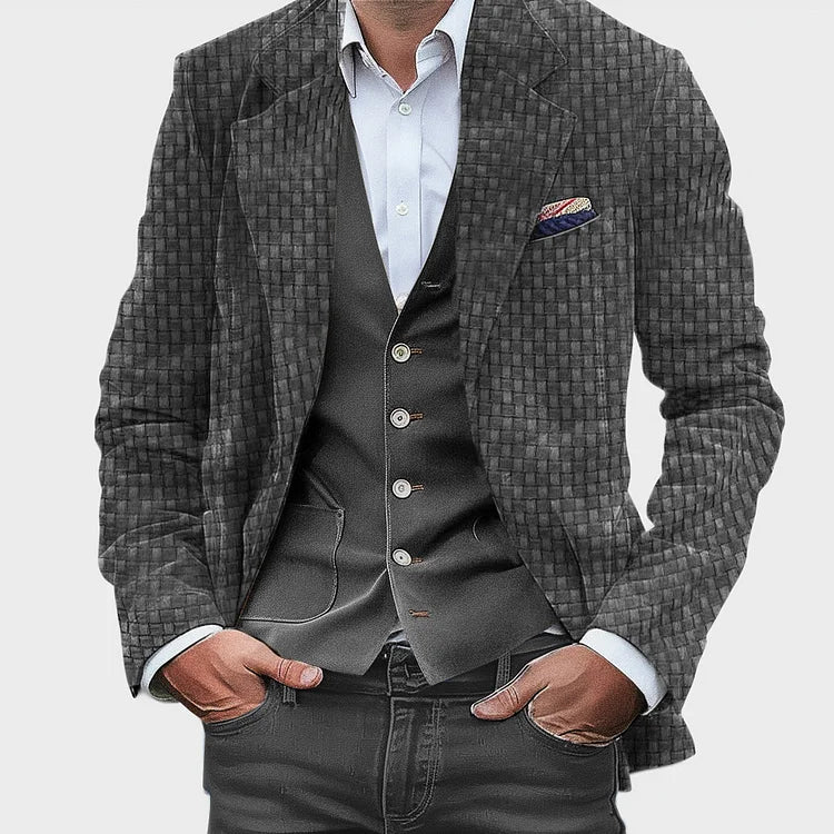 Men's Casual Blazer Jacket - Premium jacket from Get Dore - Shop now at Get Dore